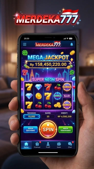 Pengguna menjelajahi aplikasi dengan antarmuka merdeka777 yang ramah.